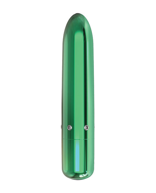 Bala recargable Pretty Point - 10 funciones color verde azulado