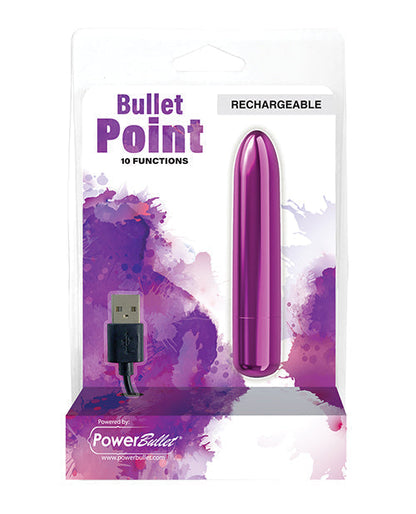 Balle vibrante rechargeable – 10 fonctions violette