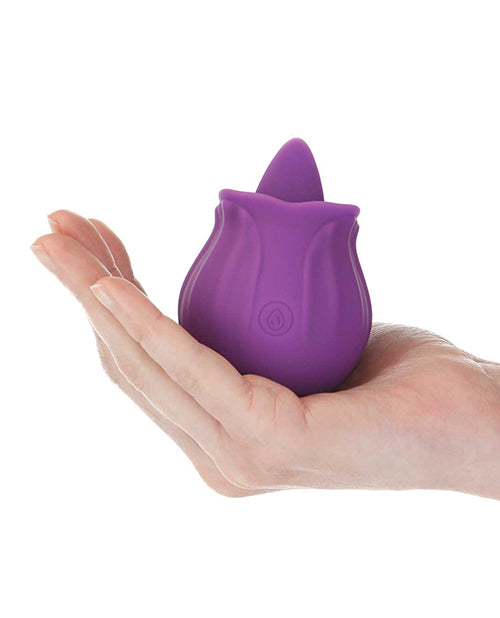 Stimulateur Clitoridien Vibrant & Langue Scintillante M'Lady - Violet