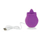 Stimulateur Clitoridien Vibrant & Langue Scintillante M'Lady - Violet