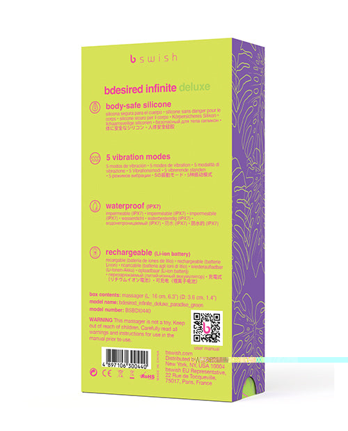 Masseur Deluxe Infini Bdesired - Vert