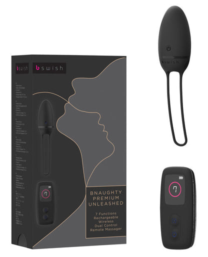 Bnaughty Premium Bala con Control Remoto Desatado - Noir