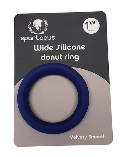 Anillo de silicona Spartacus de 1,75" de ancho - Azul