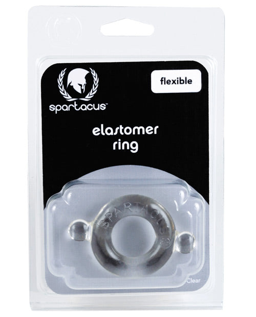 Anillo para pene de elastómero Spartacus - Transparente