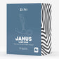 Zini Janus Lámpara de hierro - Granate medio