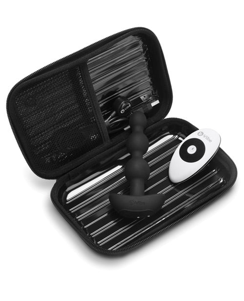 B-Vibe Cuentas Anal B-Vibe Remote Triplet - Negro
