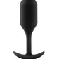 B-Vibe Weighted Snug Plug 2 - 114 g Noir