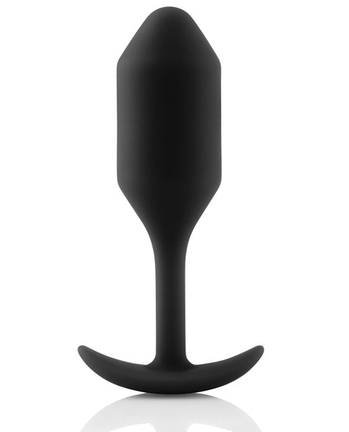 B-Vibe Weighted Snug Plug 2 - 114 g Noir