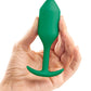 B-Vibe Weighted Snug Plug 2 - 114 g Vert