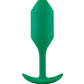 B-Vibe Weighted Snug Plug 2 - 114 g Vert