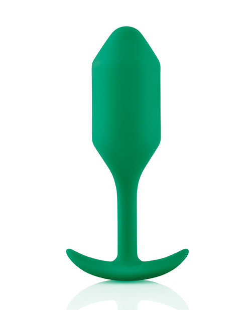 B-Vibe Weighted Snug Plug 2 - 114 g Vert