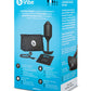 B-Vibe Vibrating Weighted Snug Plug XL - 247 g Negro