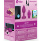 B-Vibe Bijou Vibrant Télécommandé (S/M) - Fuchsia