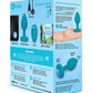 B-Vibe Control Remoto Vibrador Joya Anal (S/M) - Azul Verdoso