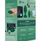 B-Vibe Control Remoto Vibrador Joya Plug (M/L) - Verde Esmeralda