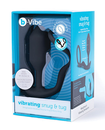 B-Vibe Vibrating Snug & Tug Medium - Noir