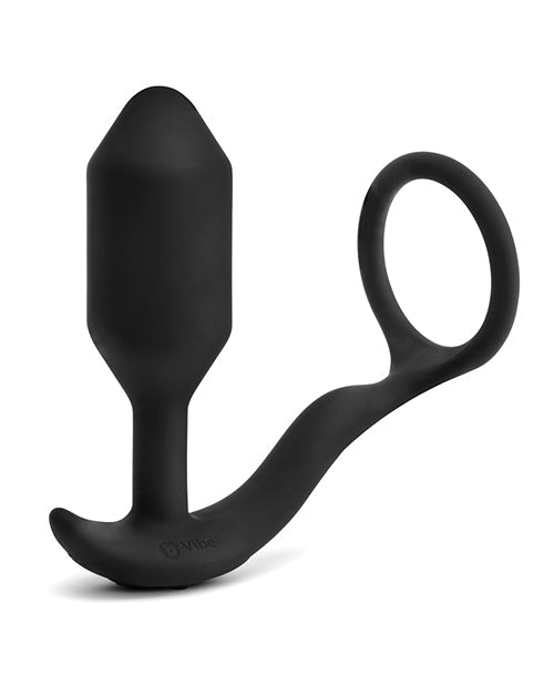 B-Vibe Vibrating Snug & Tug Medium - Noir