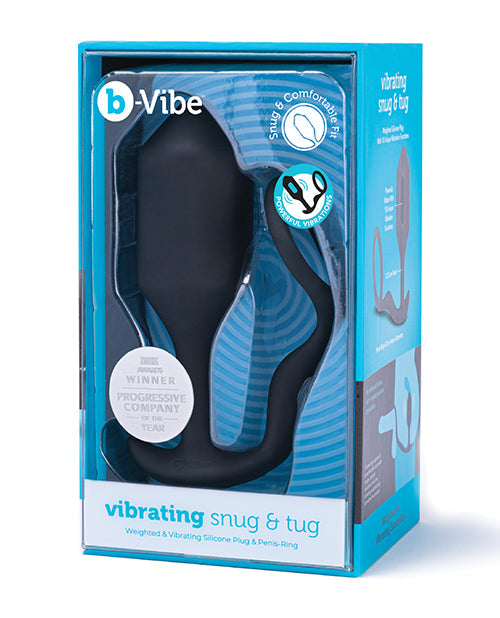 B-Vibe Vibrating Snug & Tug XL - Noir