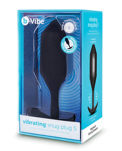 B-Vibe Snug Plug Vibrant - Noir TXXL