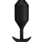 B-Vibe Snug Plug Vibrant - Noir TXXL