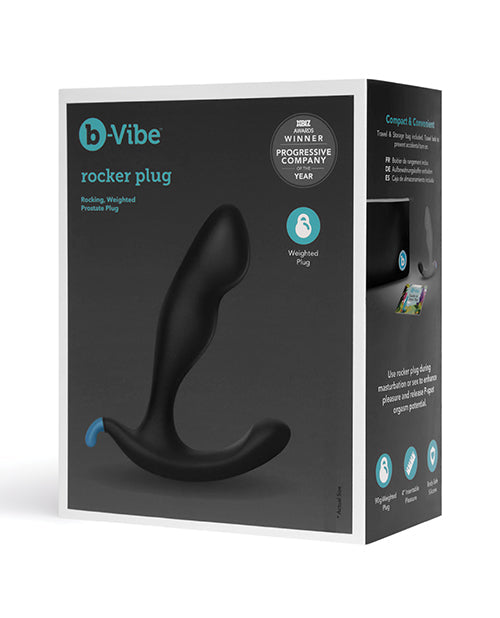 B-Vibe Rocker Plug - Noir