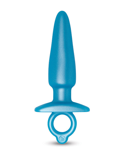 B-Vibe Butties Sleek Tapered Plug - Azul