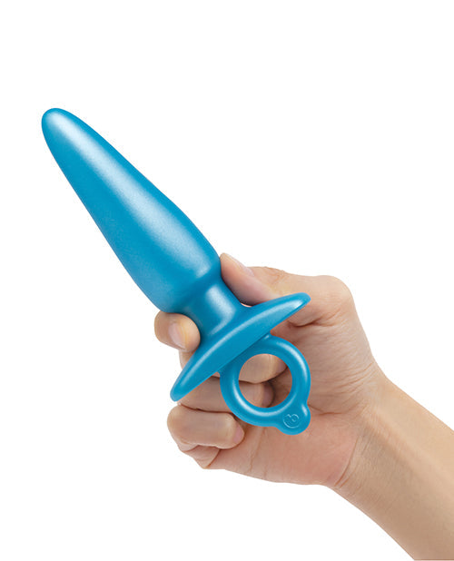 B-Vibe Butties Sleek Tapered Plug - Azul