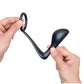 B-Vibe Butties Ringer Anneau pénien et plug prostatique - Noir