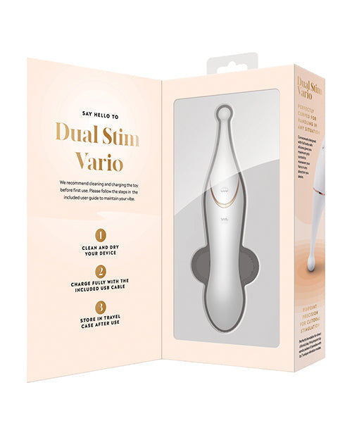 Bodywand Dual Stim Vario - Blanco