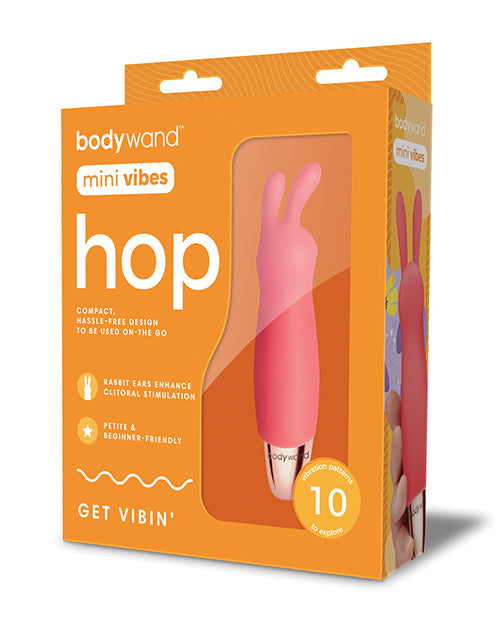 Bodywand Rabbit Vibrator | Mini Vibrador Conejo Salto Vibrador Clítoris | Vibrador Punto G Rojo de 10 Velocidades | Mejor Vibrador para Mujeres
