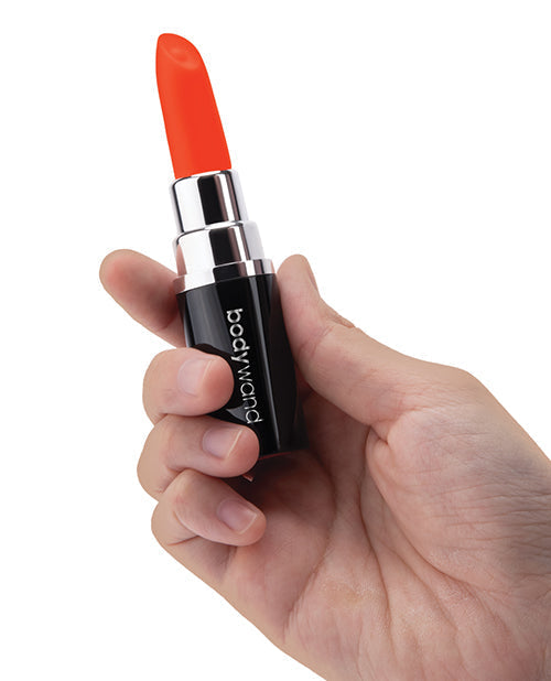 Vibreur Rouge à Lèvres Kiss Kiss Date Night Bodywand - Noir/Rouge