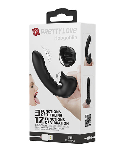 Mini vibromasseur pour doigts Pretty Love | Vibromasseur-balle Hobgoblin Sucking | Vibromasseur clitoridien noir | Meilleur vibromasseur pour femmes