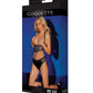 Arnés y Bragas de Encaje Black Label Negro T/U