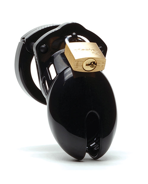 CB-6000S Cage de chasteté et serrure 2,5" - Noir
