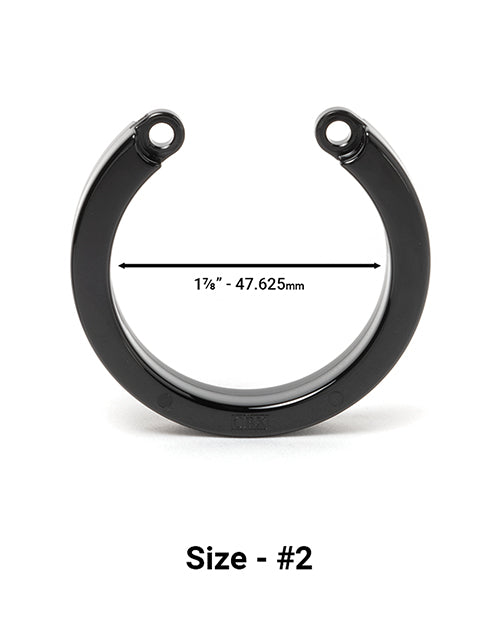 Jaula para gallo U-Ring #2 - Negro