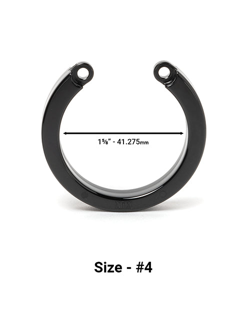 Jaula de gallo U-Ring #4 - Negro