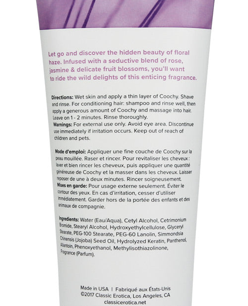 Crème de rasage COOCHY - 7,2 oz Brume Florale