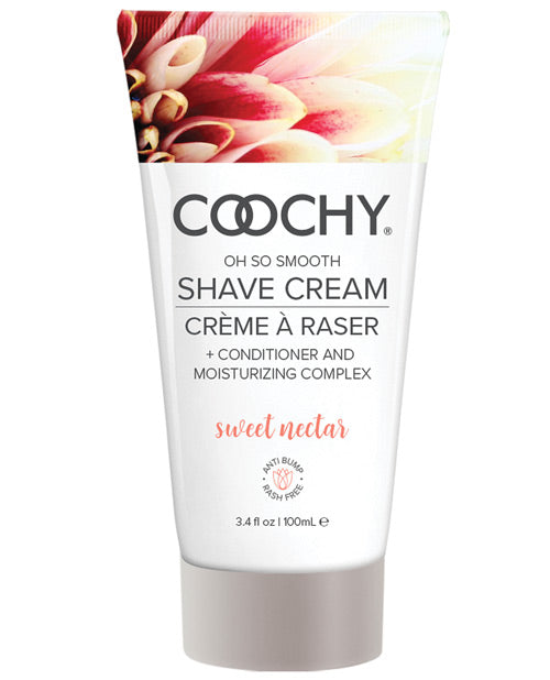 COOCHY Crema de Afeitar - 3.4 oz Néctar Dulce