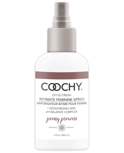 COOCHY Spray Íntimo Feel Fresh - 4 oz Peony Prowess
