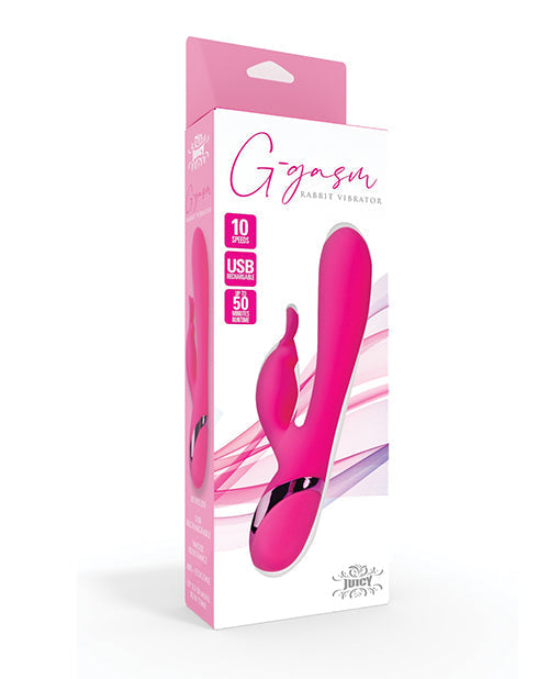 Vibrador Punto G Jugoso | Vibrador Conejo G-Gasm | Vibrador de Clítoris 10X | Mejor Vibrador para Mujeres