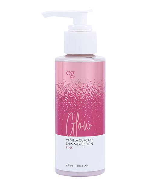 CGC Glow Pink Cupcake Loción corporal brillante - 4 oz Rosa