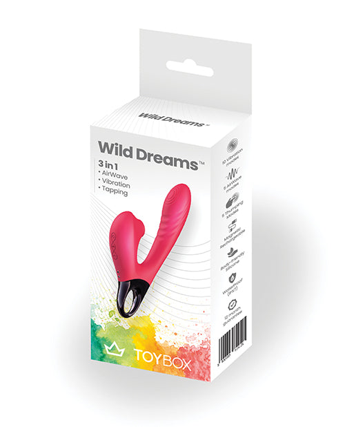Vibrador de clítoris 3 en 1 ToyBox | Vibrador de punto G Wild Dreams | El mejor vibrador sumergible para mujeres