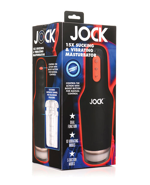 Masturbateur Vibrant et Suceur Curve Toys Jock 15x