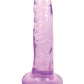 Juguetes Curve Dildo Realista | Dildo Grande Lollicock de 6" | Dildo con Ventosa Slim Stick de Hielo de Uva