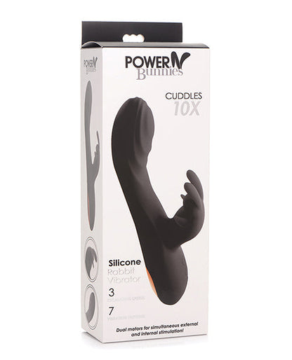 Vibrador Punto G Curve Toys | Vibrador de clítoris Black Power Bunnies | Vibrador de conejo de silicona Cuddles 10x