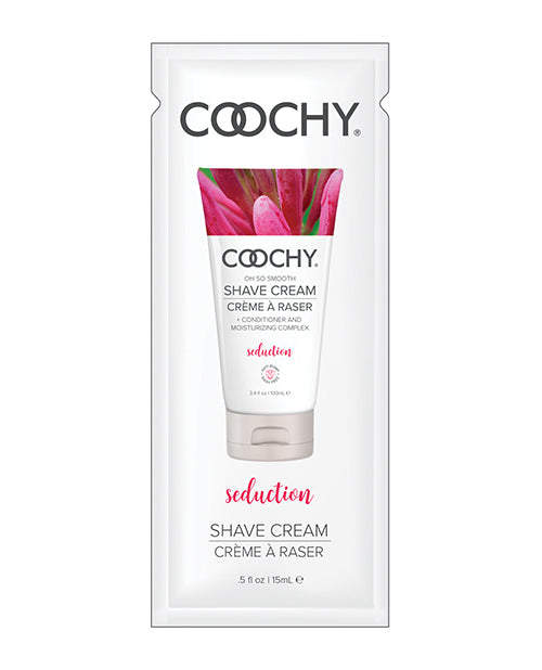 COOCHY Seduction Crema de Afeitar en Sobre - 0.5 oz Madreselva/Cítricos