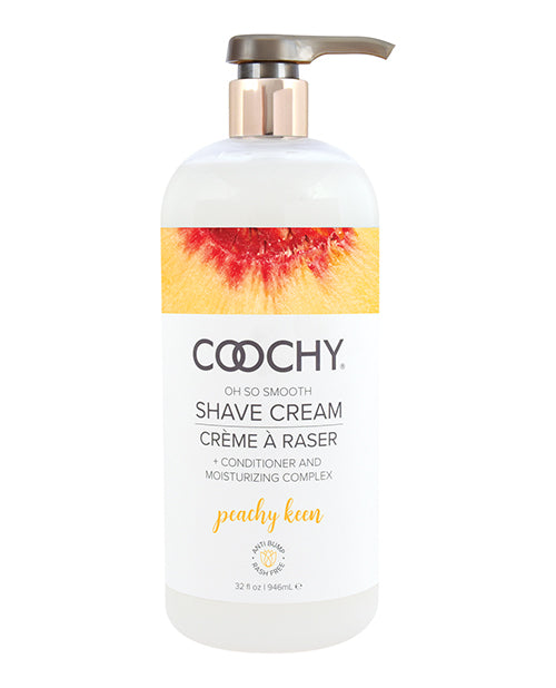 COOCHY Crème de Rasage - 32 oz Pêche Subtile