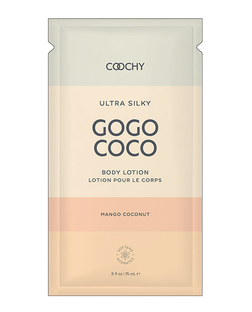 COOCHY Loción corporal ultrasuave en sobre - 0.35 oz Mango Coco