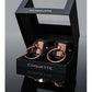 Menottes réglables collection Pleasure - Noir/Or rose