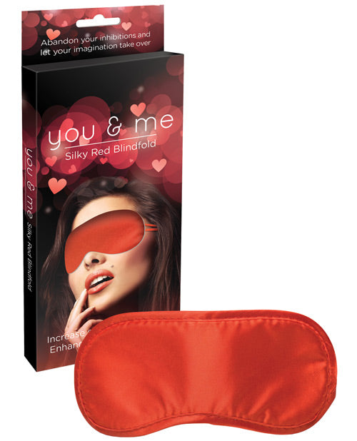 Antifaz de seda rojo You & Me
